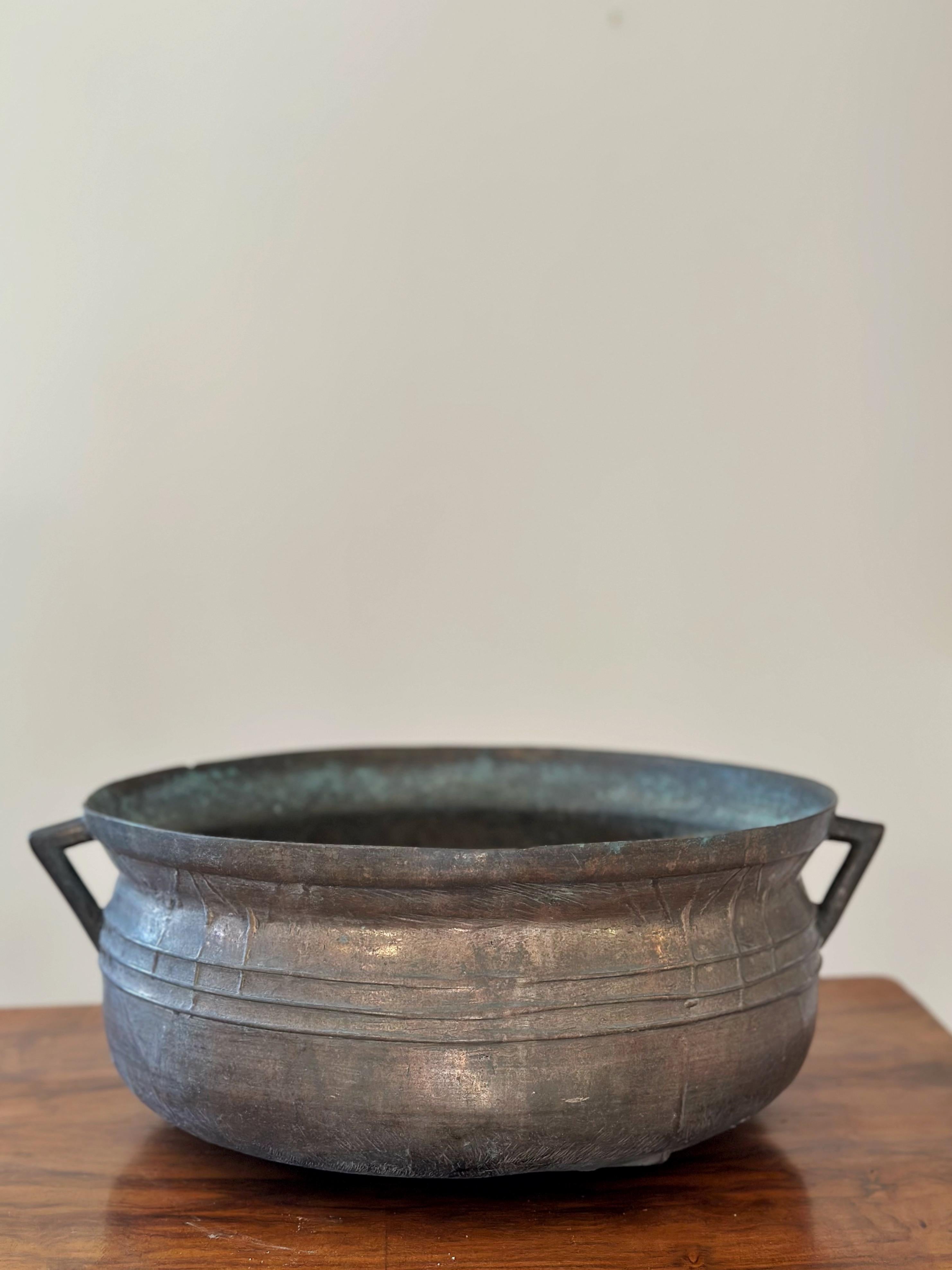 Antico vaso da giardino svedese in rame e bronzo, circa 1900 in vendita 1