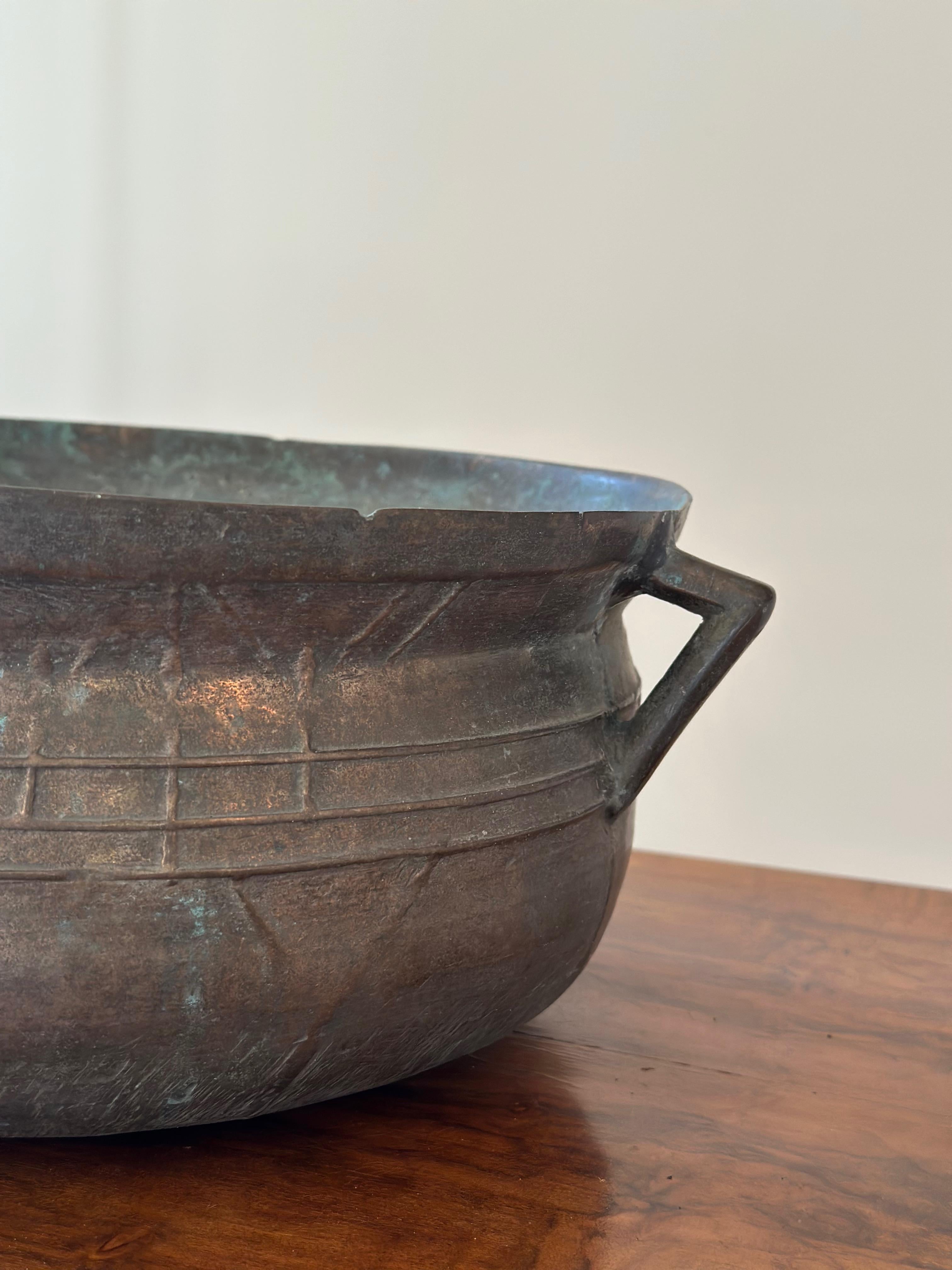 Antico vaso da giardino svedese in rame e bronzo, circa 1900 in vendita 2