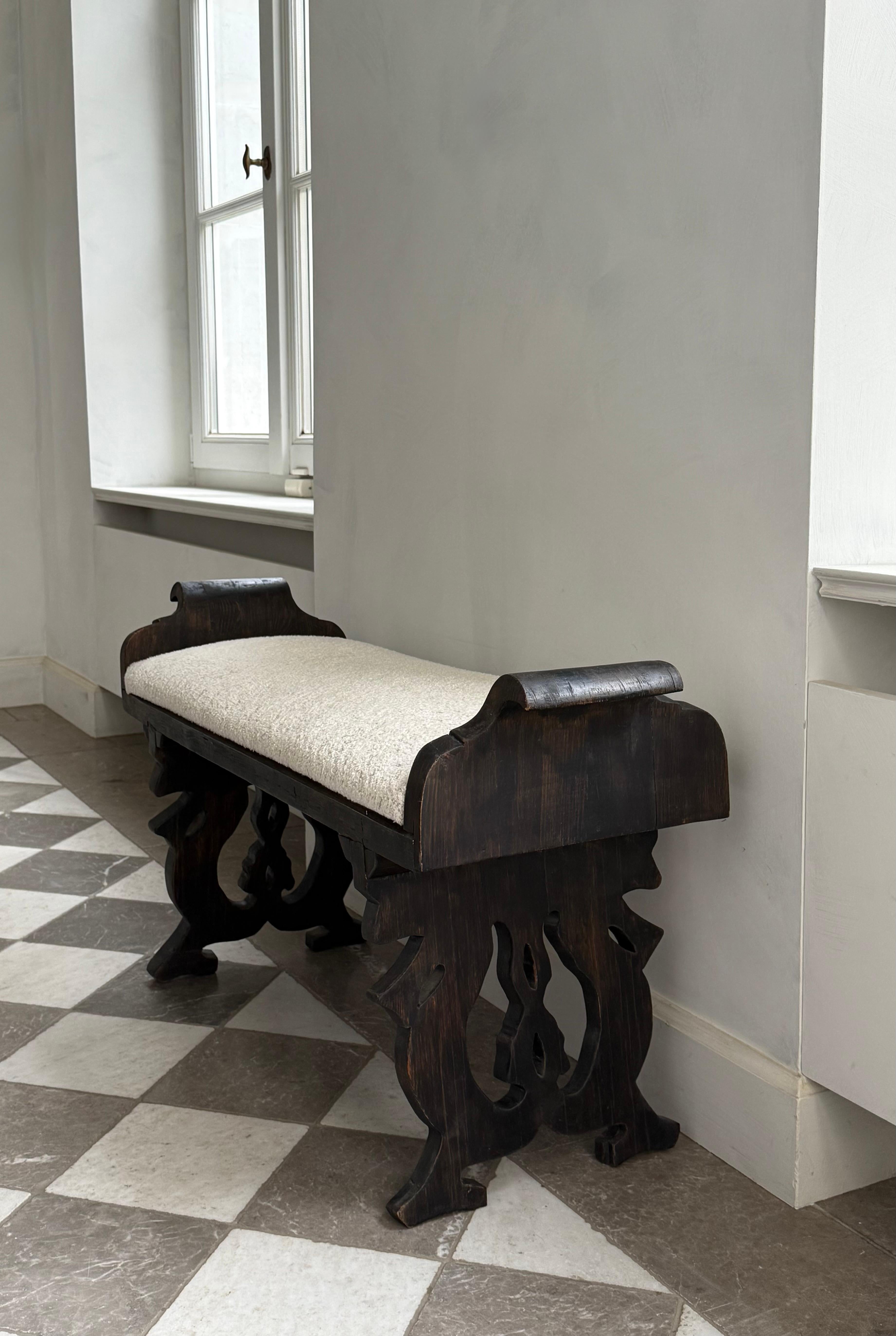 Banc Jugendstil suédois ancien en vente 1