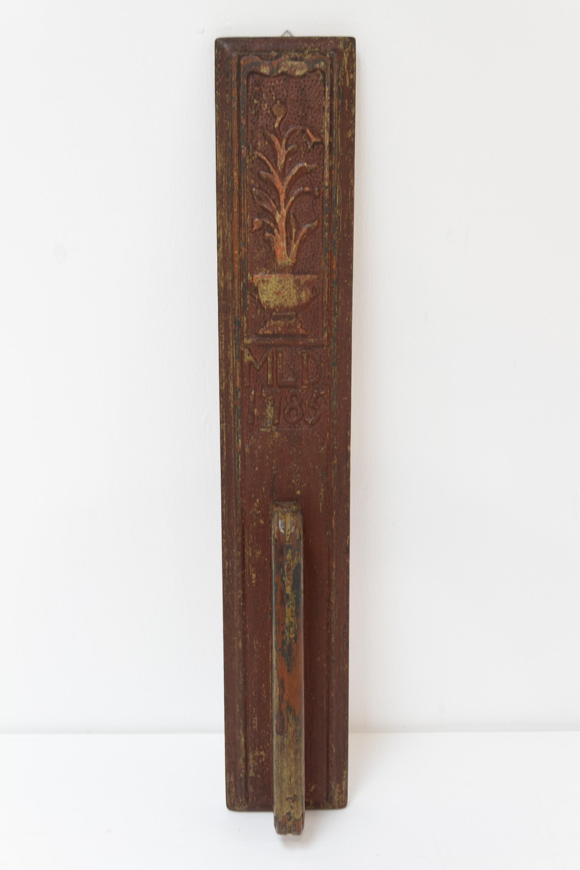 Ancien jeton d'amour suédois avec sculptures datant de 1785. en vente 1