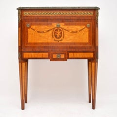 Antique Swedish Marble-Top Secrétaire