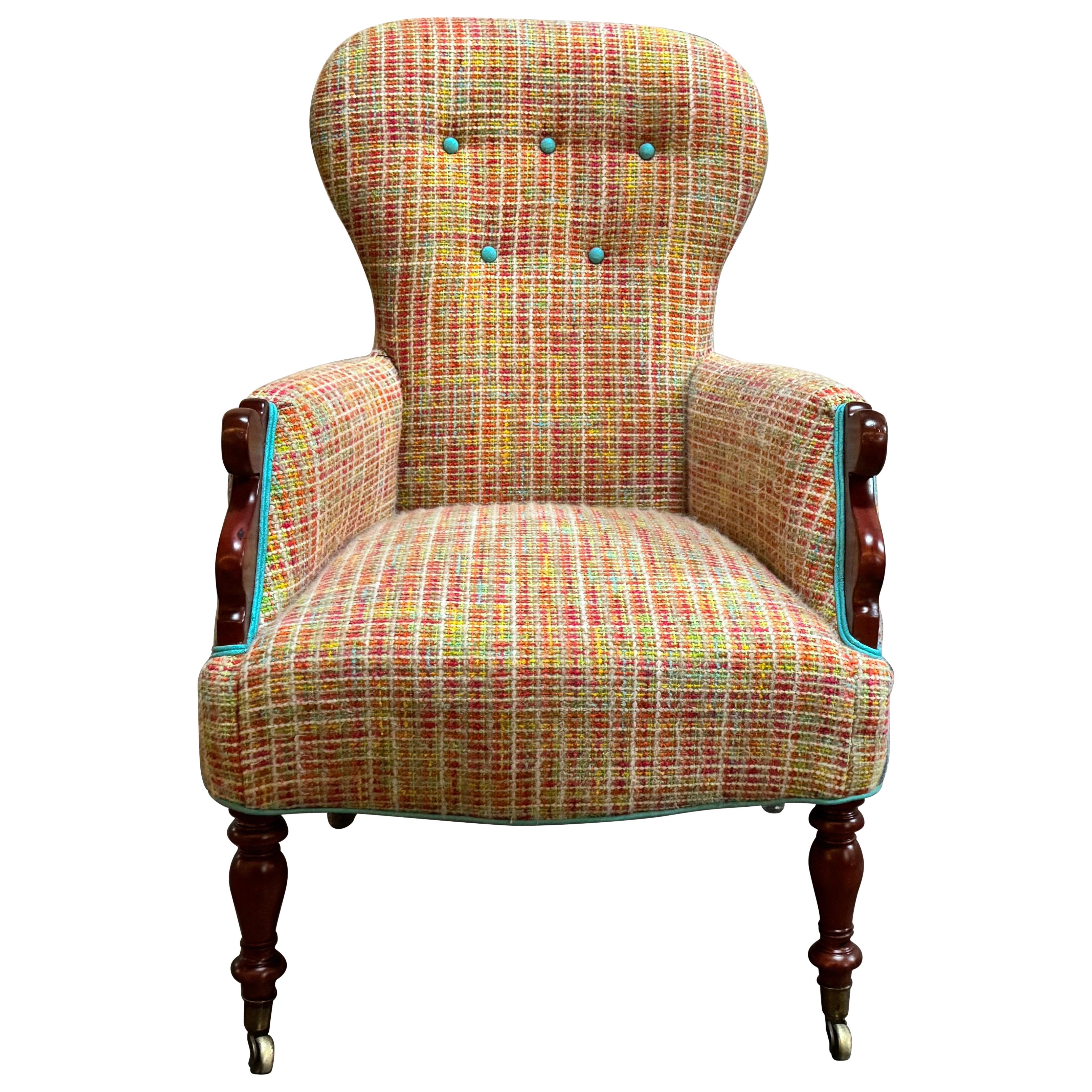 Ancienne chaise nationale suédoise de l
époque romantique - Entièrement restaurée en vente