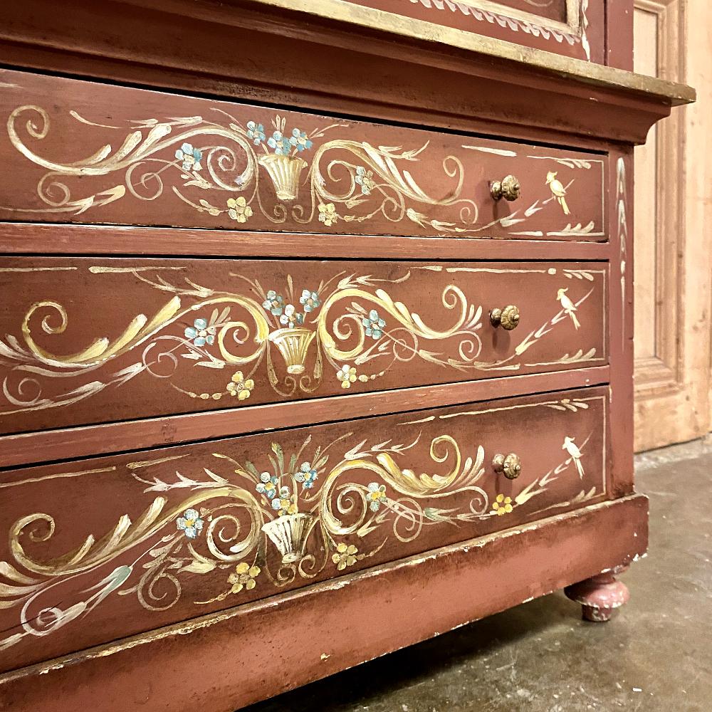 Antique Swedish Painted Commode, Cabinet 2