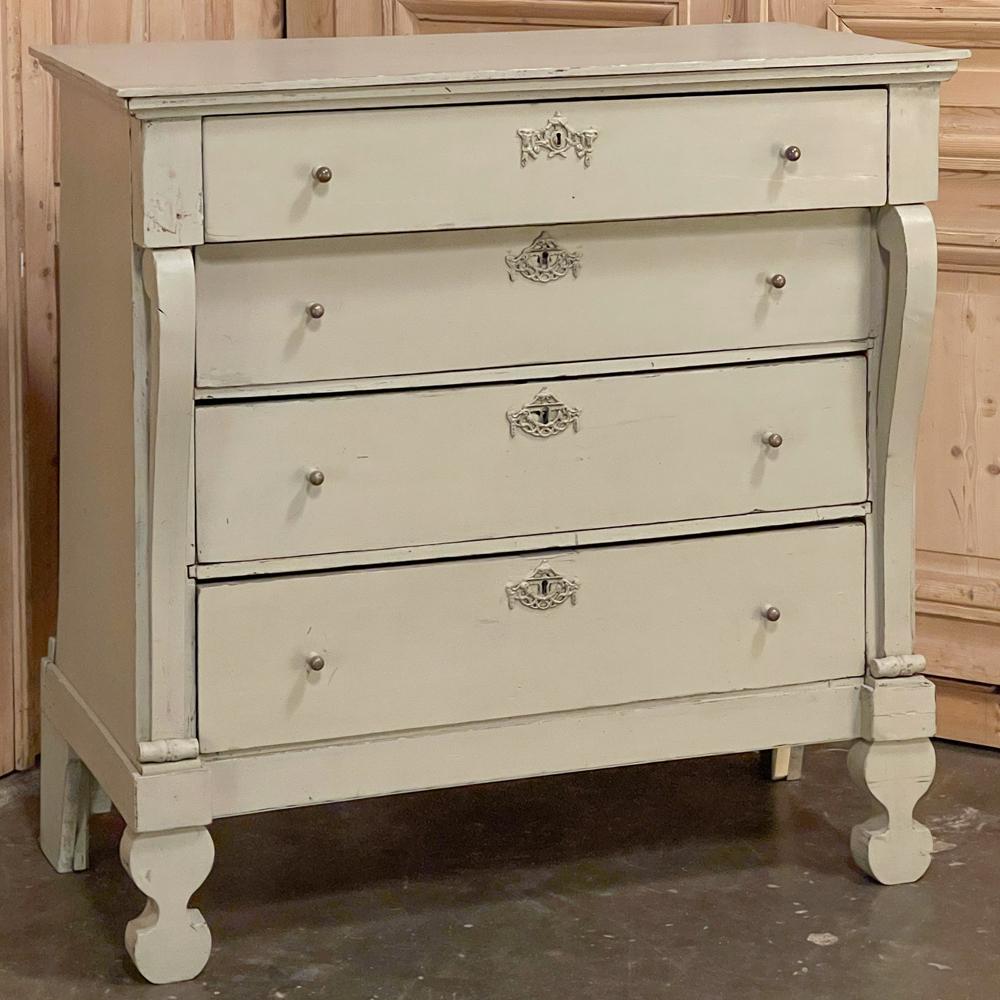 Gustavian Antique Swedish Painted Commode For Sale