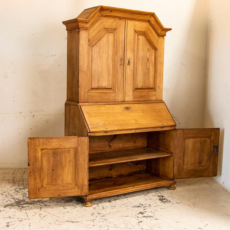 antique pine bureau