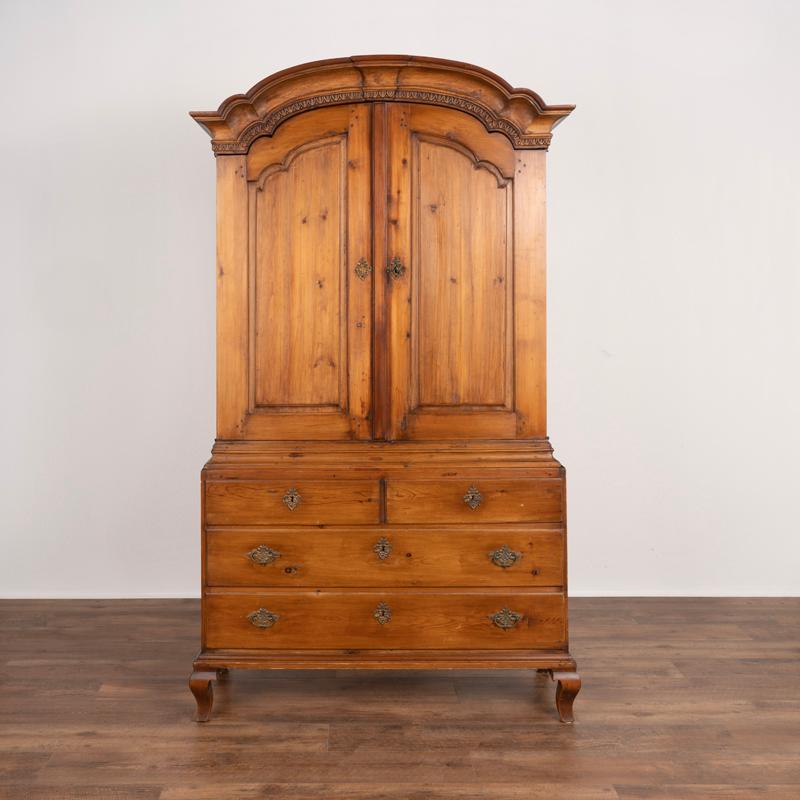 19th Century Antique Swedish Pine Cabinet Cupboard from Early 1800's For Sale