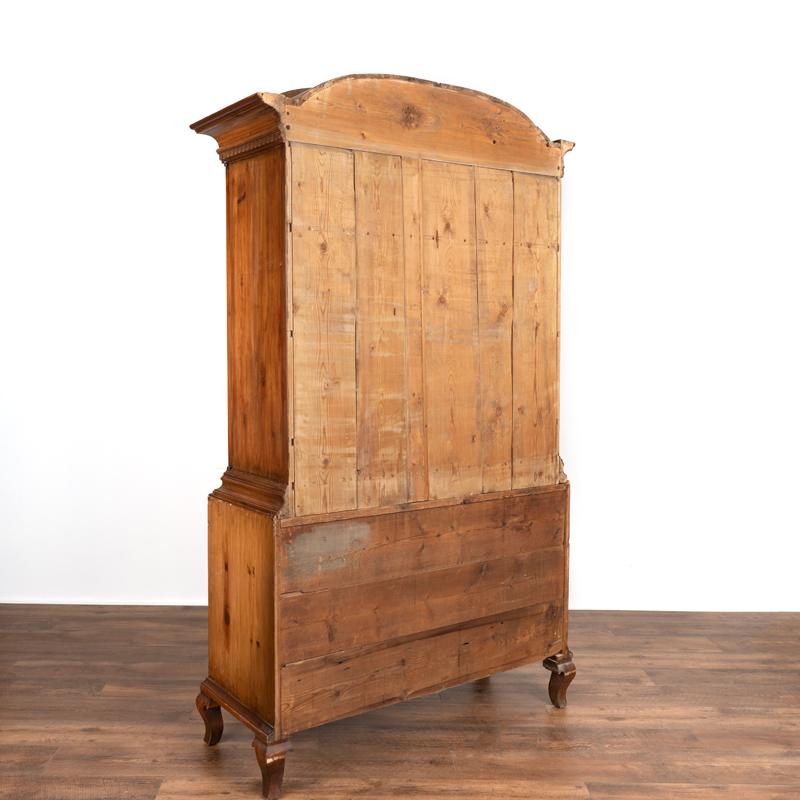 Wood Antique Swedish Pine Cabinet Cupboard from Early 1800's For Sale