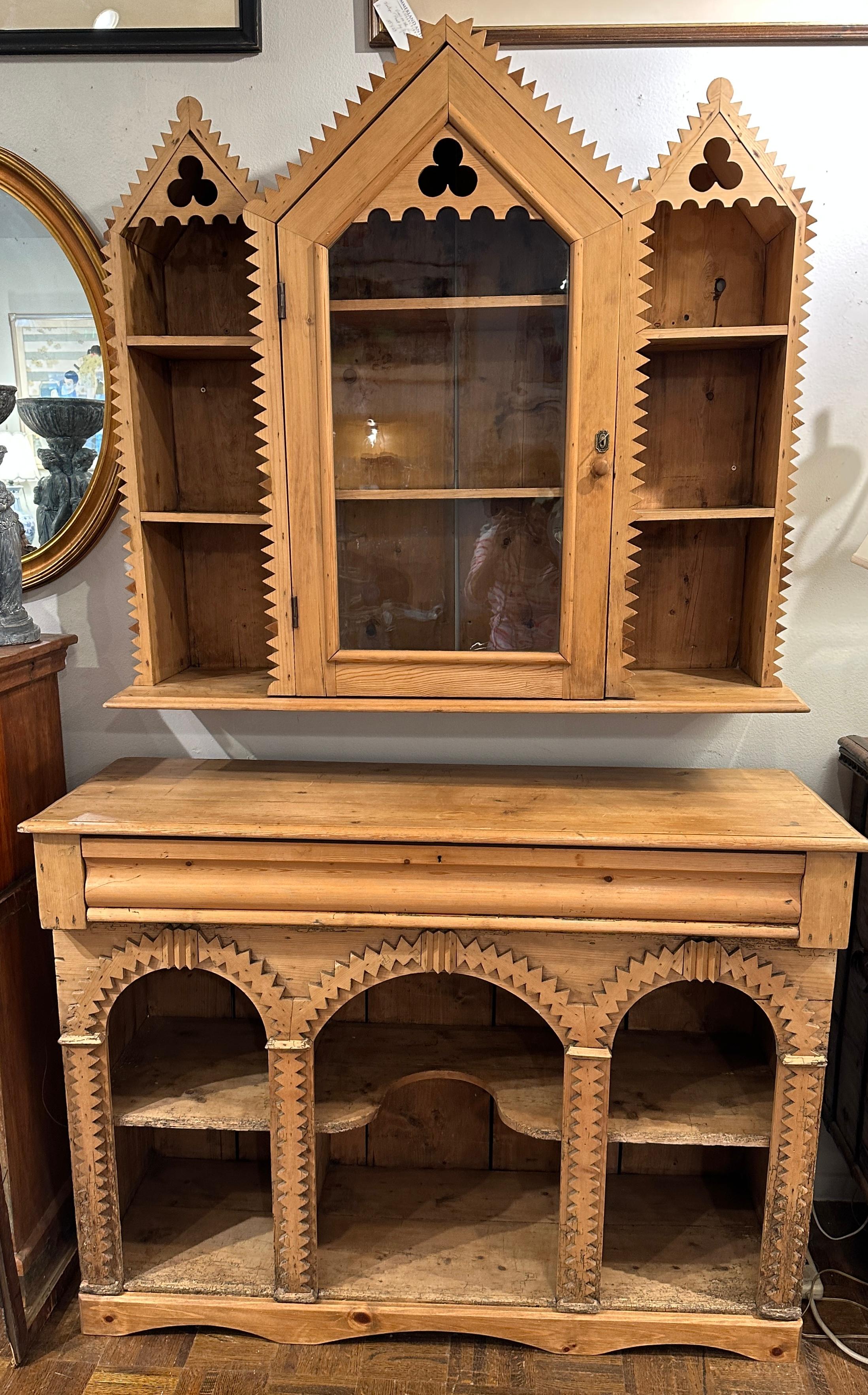 Antique Swedish Pine Cupboard Cabinet  en vente 5