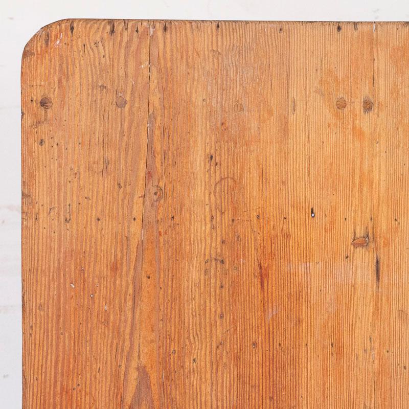 Antique Swedish Pine Gate Leg Drop-Leaf Table 1