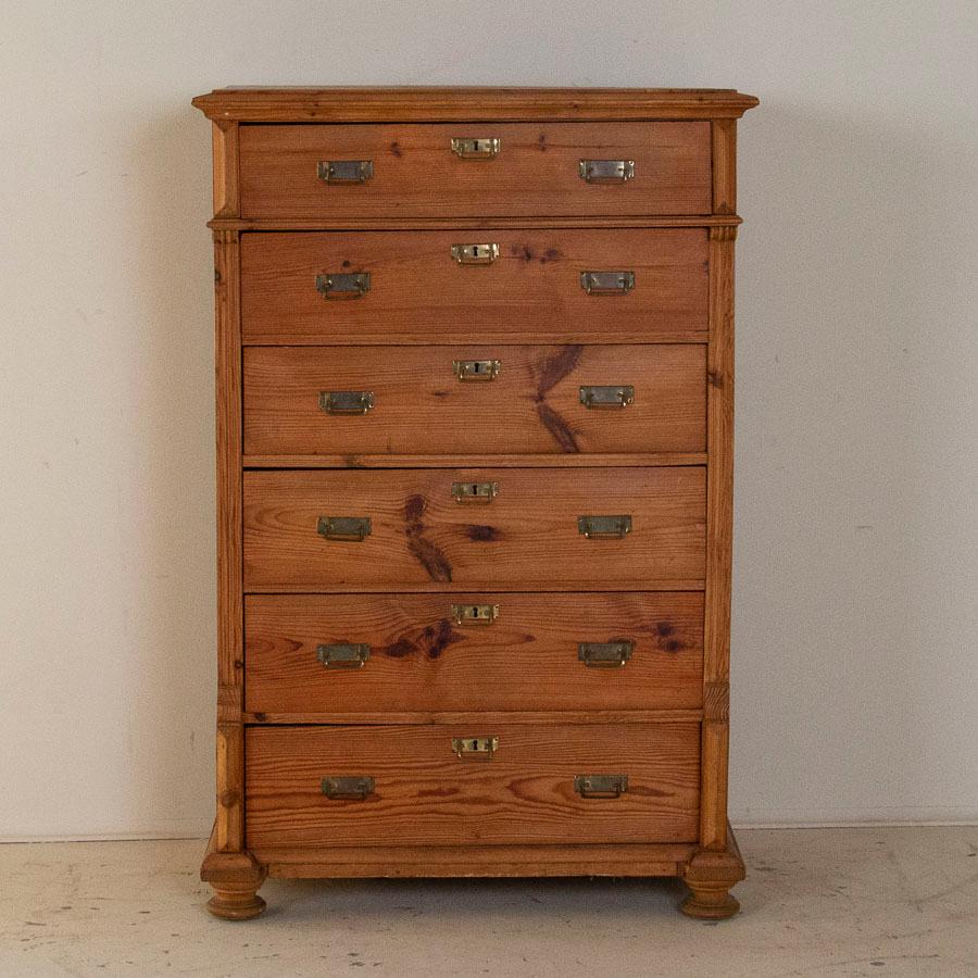 pine tall boy dresser