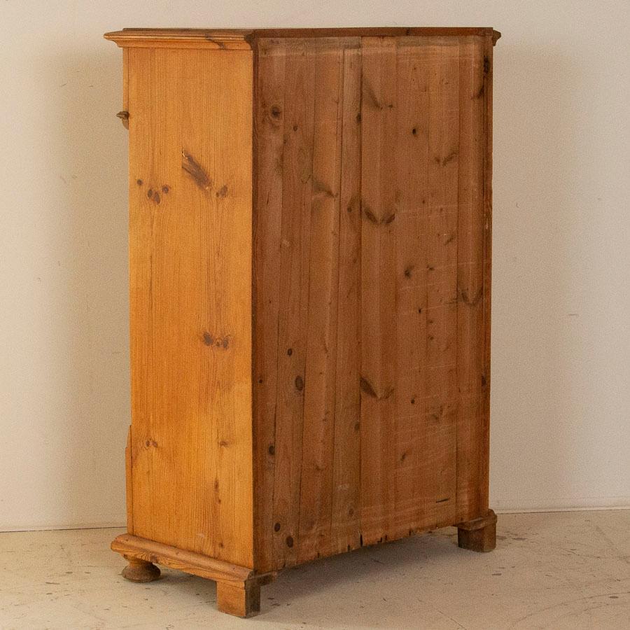 19th Century Antique Swedish Pine Tall Boy Chest of Drawers