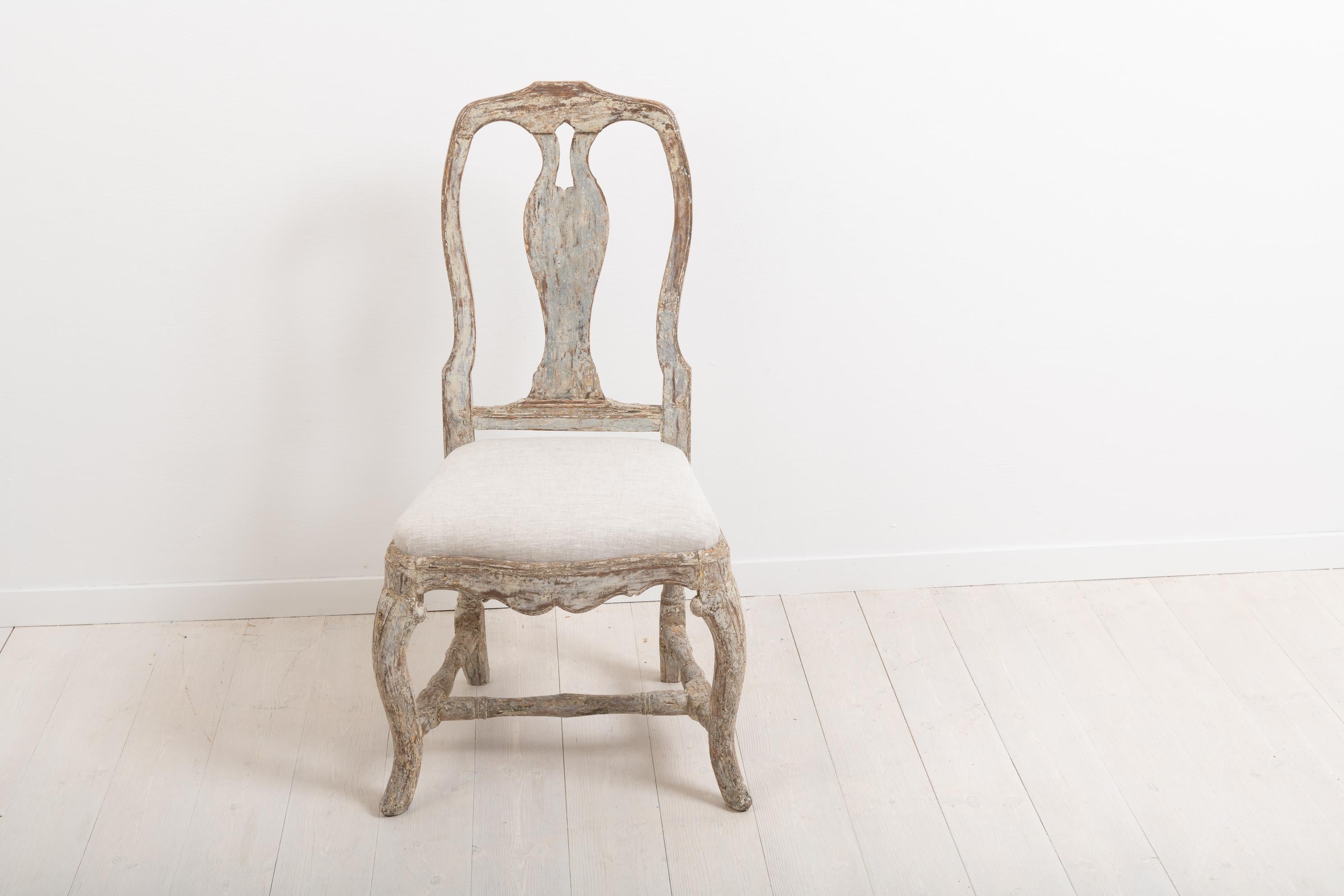 Hand-Crafted Antique Swedish Rococo Chair
