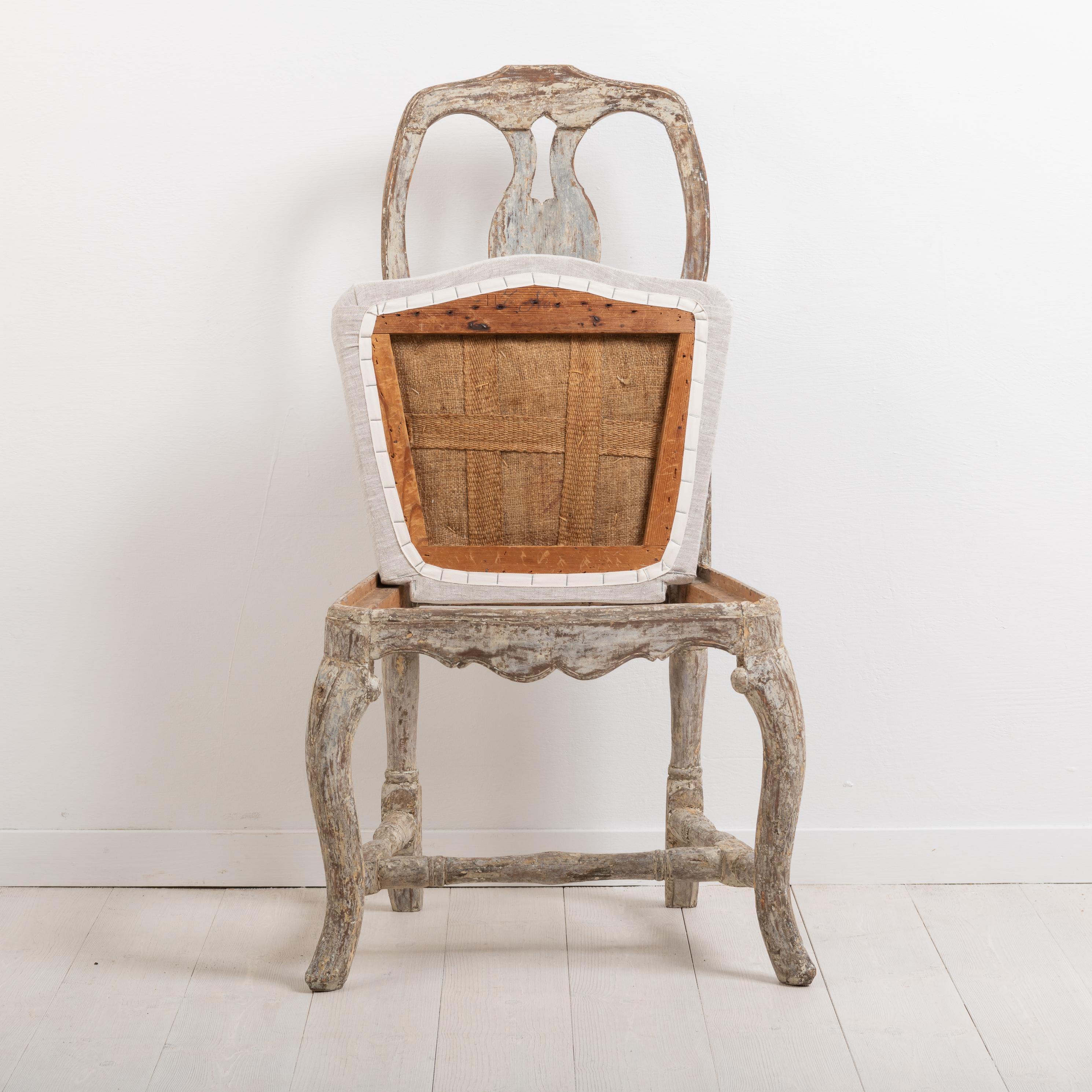 18th Century Antique Swedish Rococo Chair