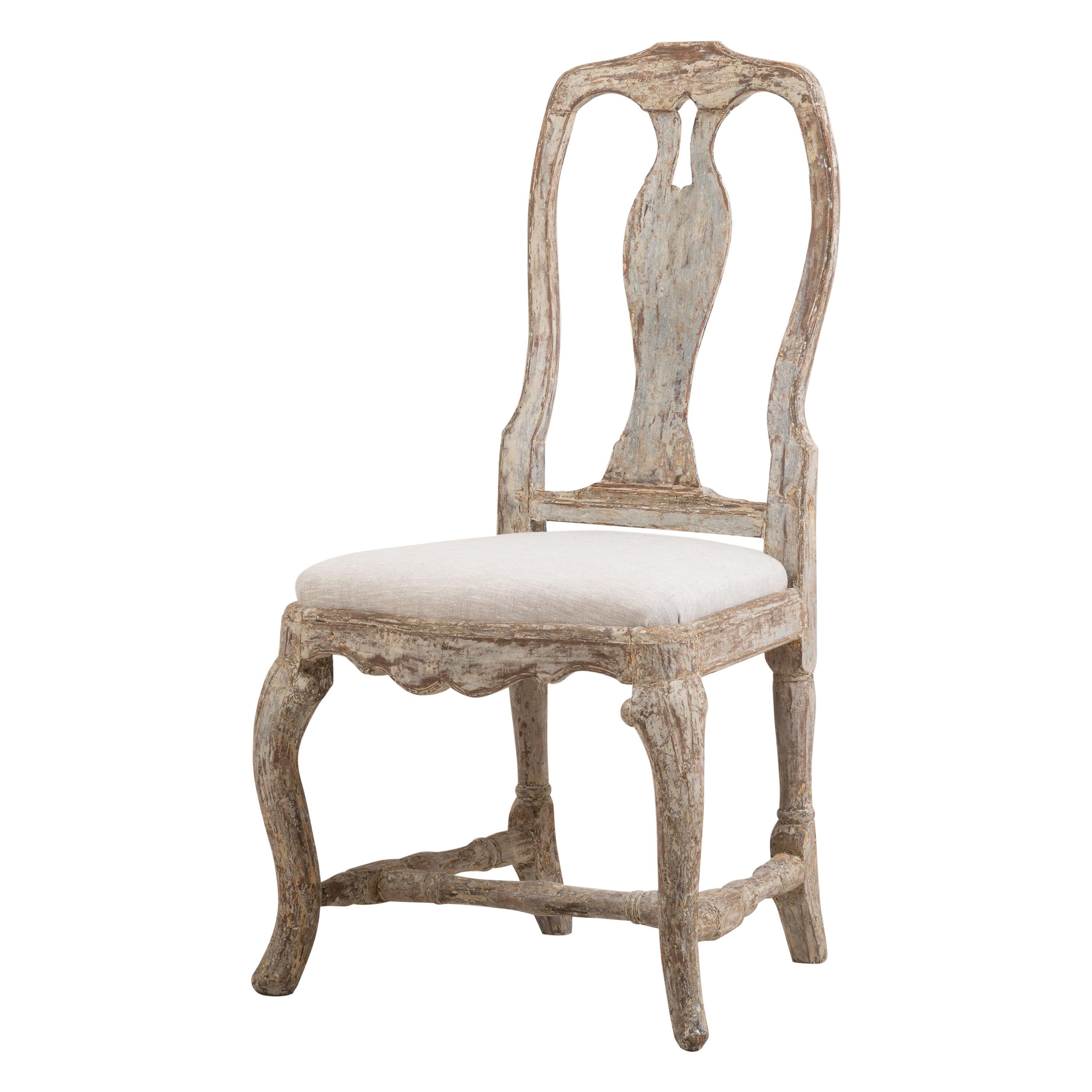 Antique Swedish Rococo Chair