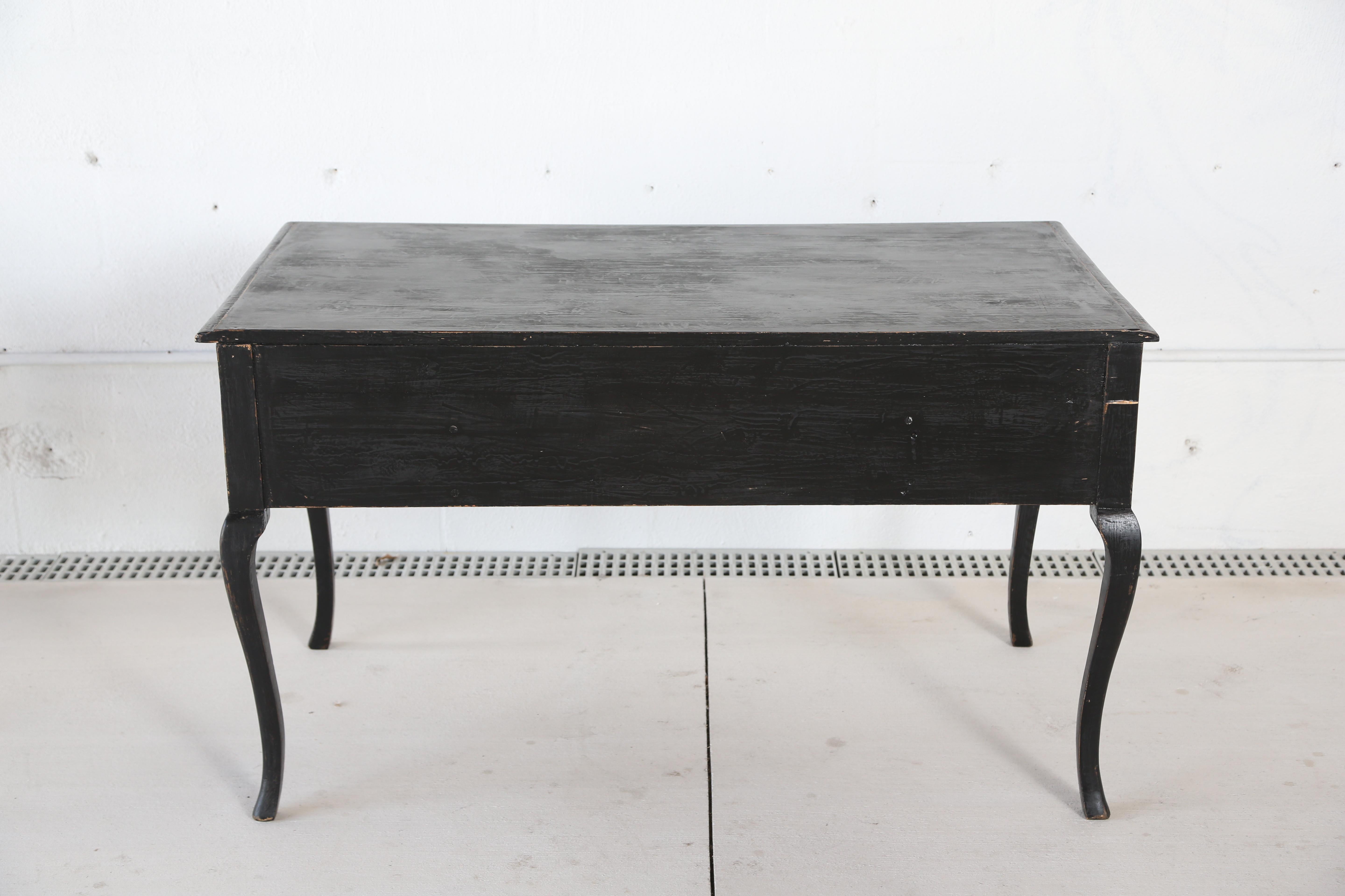 Antique Swedish Rococo Style Writing Desk  Early 20th Century For Sale 2