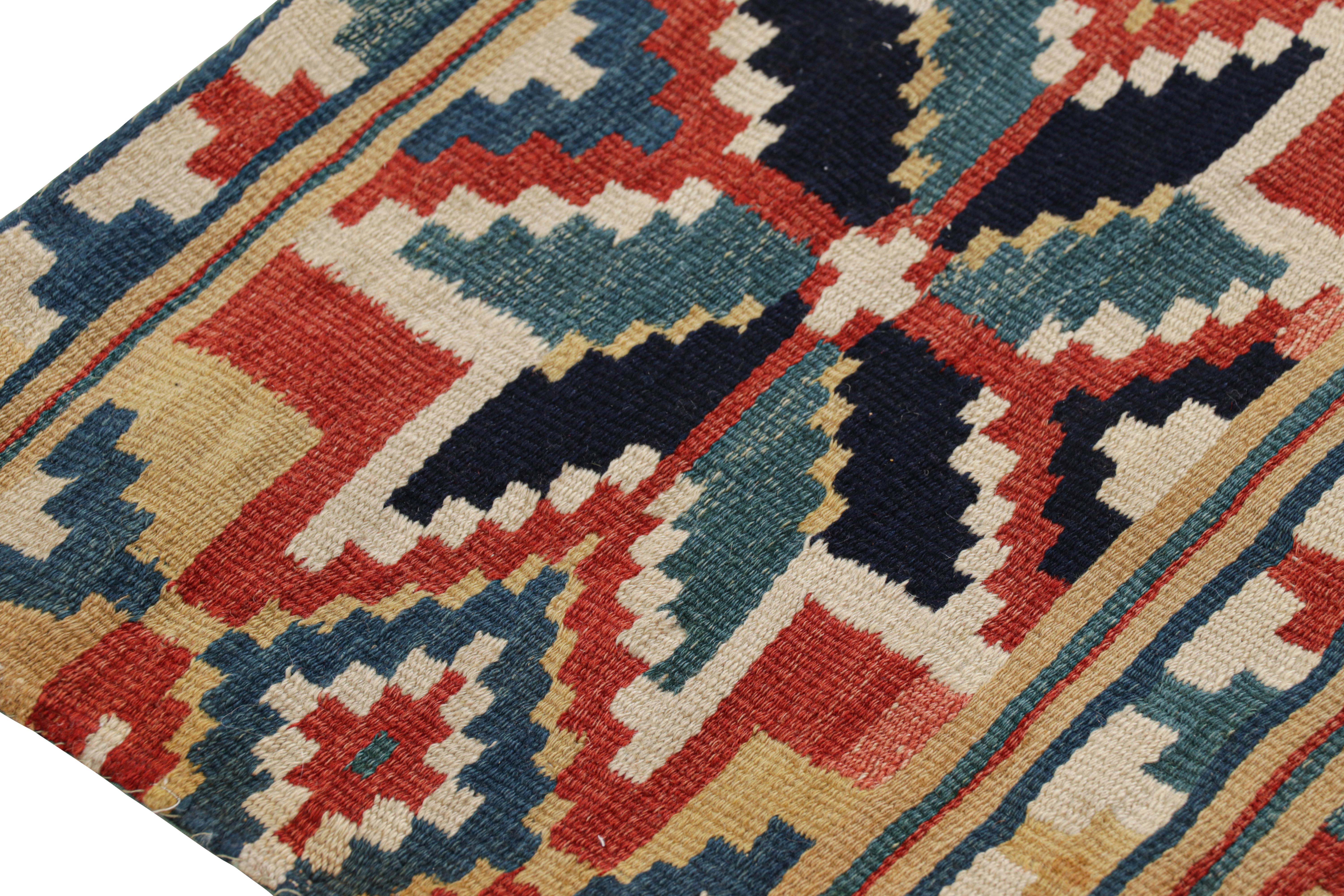 Fine XIX secolo Antico arazzo svedese Rollakan con motivi geometrici, da Rug & Kilim in vendita