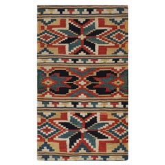 Antique Swedish Rollakan Tapestry with Geometric Patterns, from Rug & Kilim