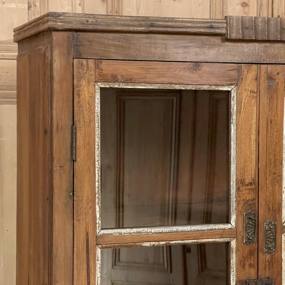 Antique Swedish Rustic Kitchen ~ Bakery Display Cabinet 3