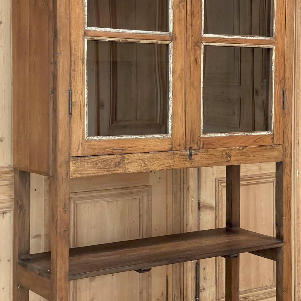 Antique Swedish Rustic Kitchen ~ Bakery Display Cabinet 5
