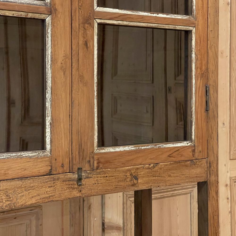 Antique Swedish Rustic Kitchen ~ Bakery Display Cabinet 7