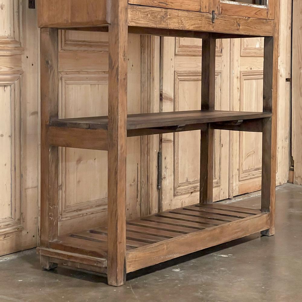 Antique Swedish Rustic Kitchen ~ Bakery Display Cabinet 8