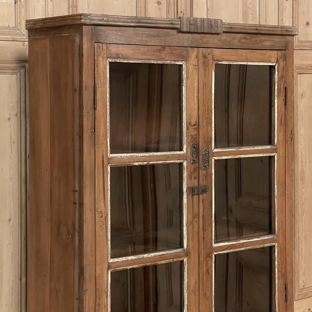 Antique Swedish Rustic Kitchen ~ Bakery Display Cabinet 2