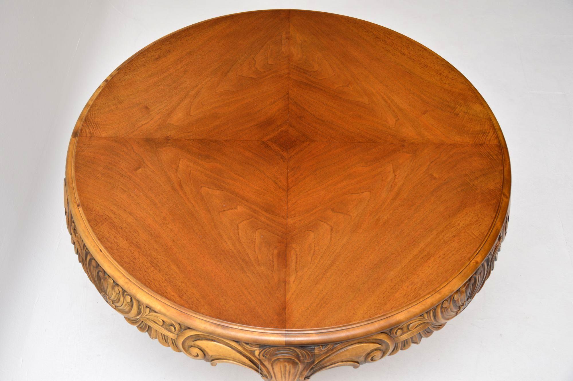 Antique Swedish Satin Birch Coffee Table In Good Condition In London, GB