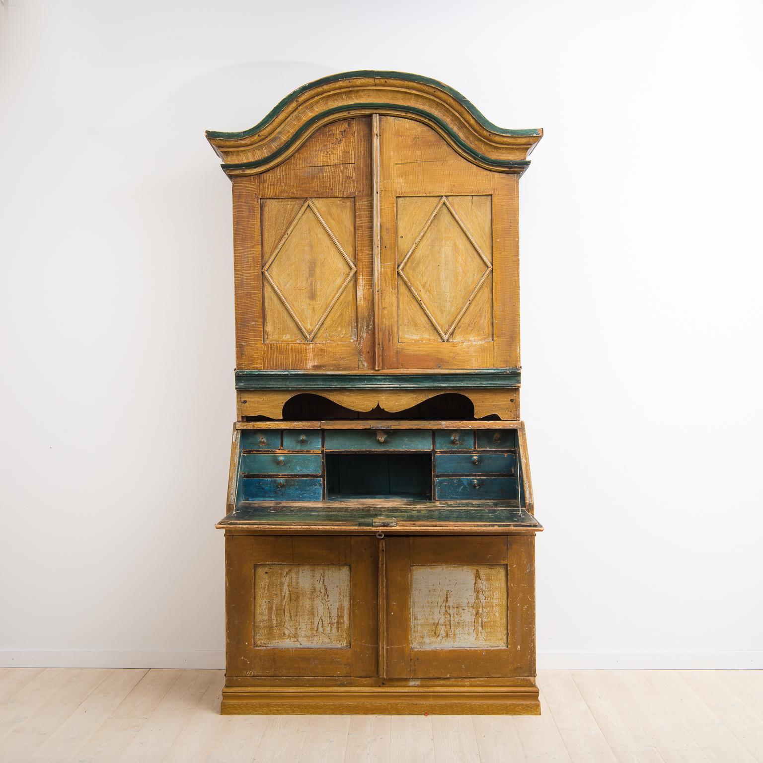 antique secretary cabinet