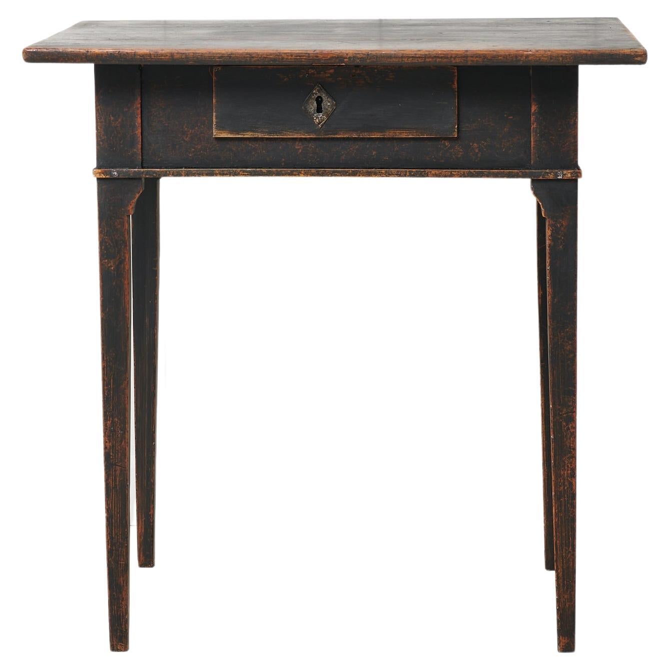Antique Swedish Small Country Gustavian Table