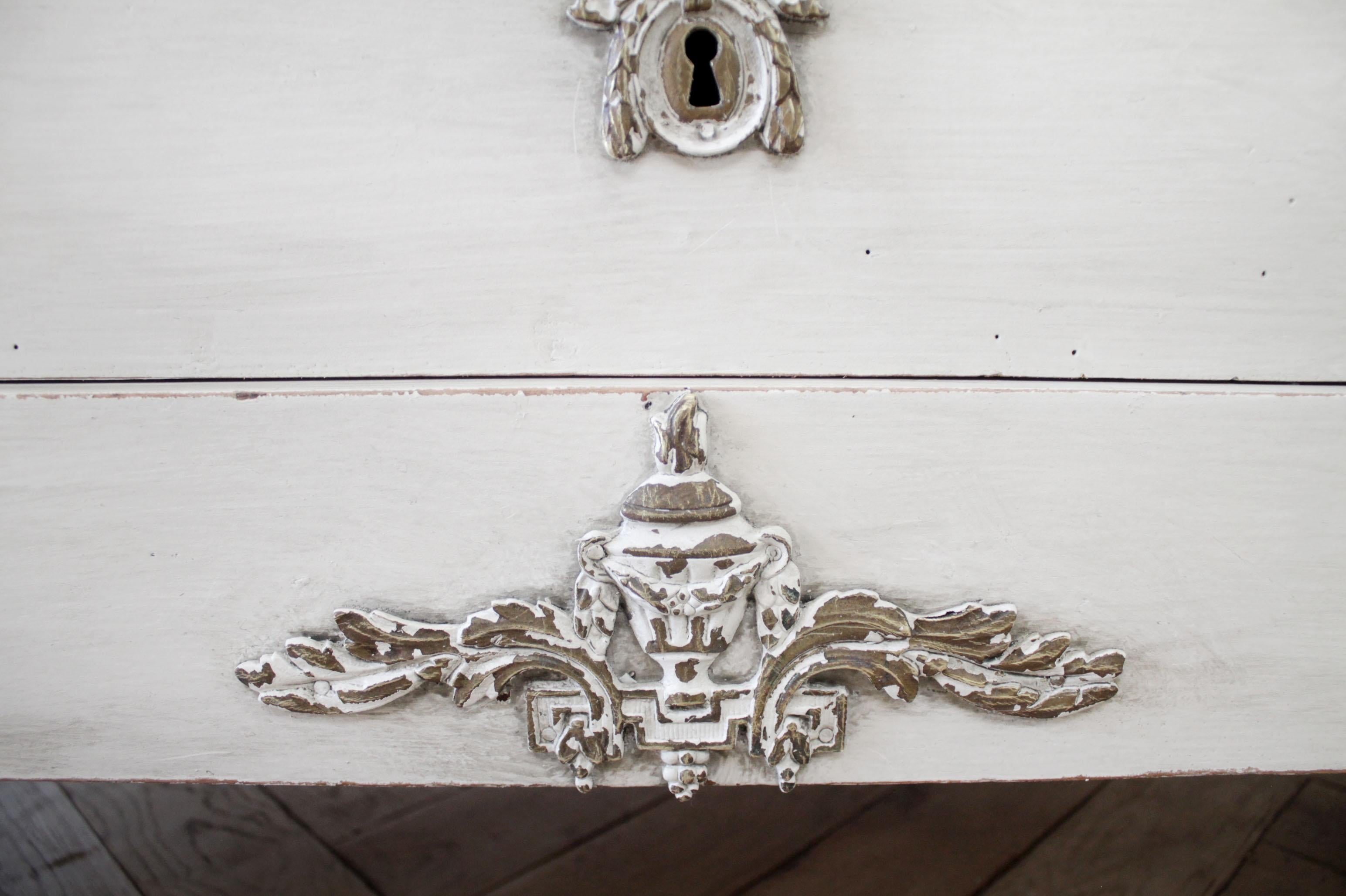 Antique Swedish Style Commode or Chest of Drawers 2