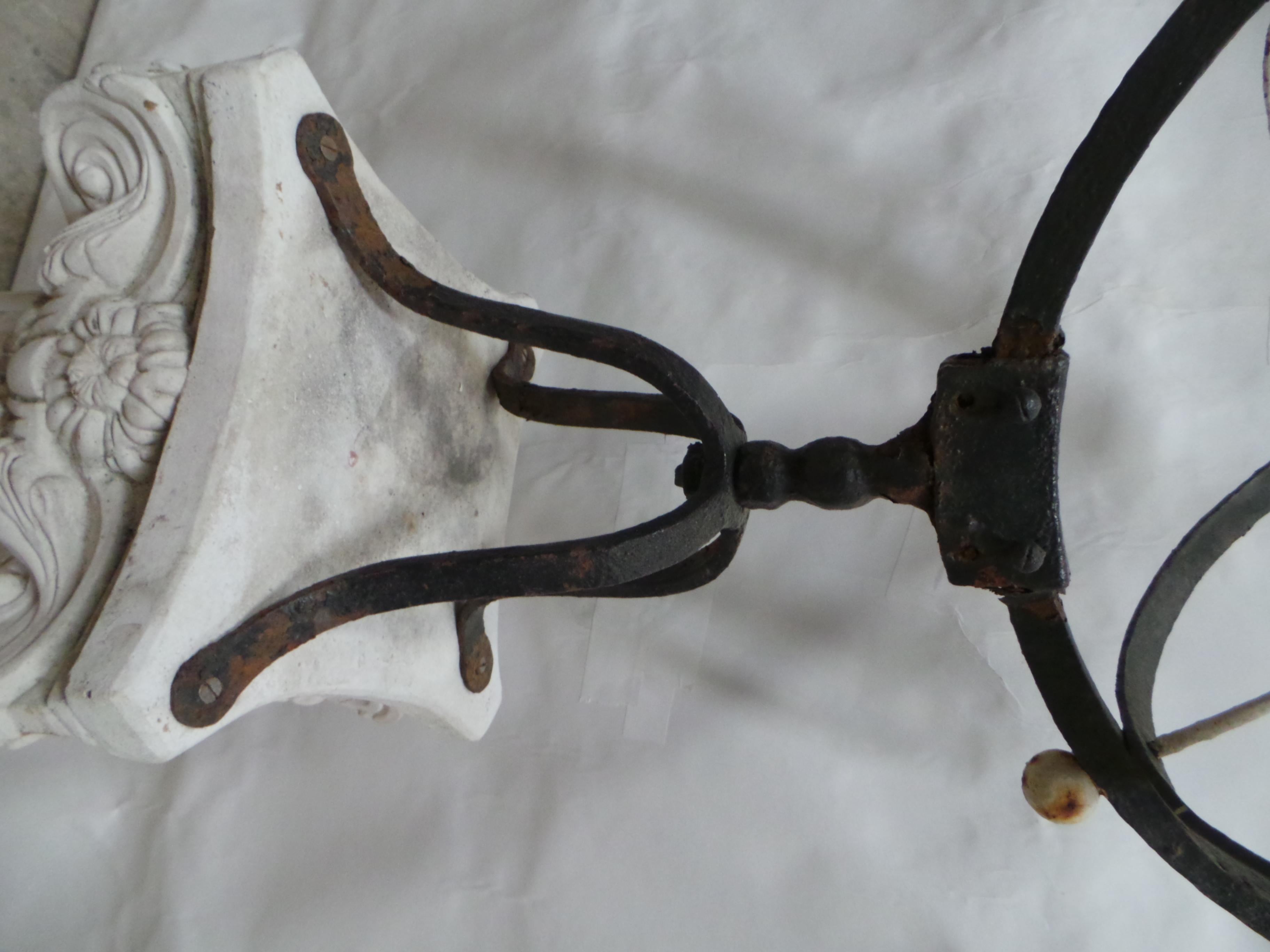 Primitive Antique Swedish Sundial  For Sale