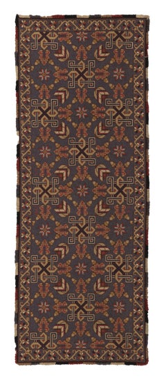 Antique Swedish Tapestry with All-Over Geometric & Symbolic Design - Rug & Kilim