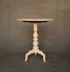 Antique Swedish Tilt-Top Coffee Table, Mid-19th Century