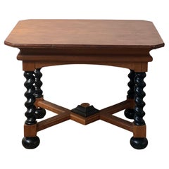 Antique Swedish Turned Dining or Centre Table