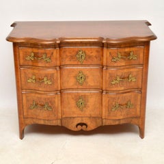 Antique Swedish Walnut Commode / Chest of Drawers