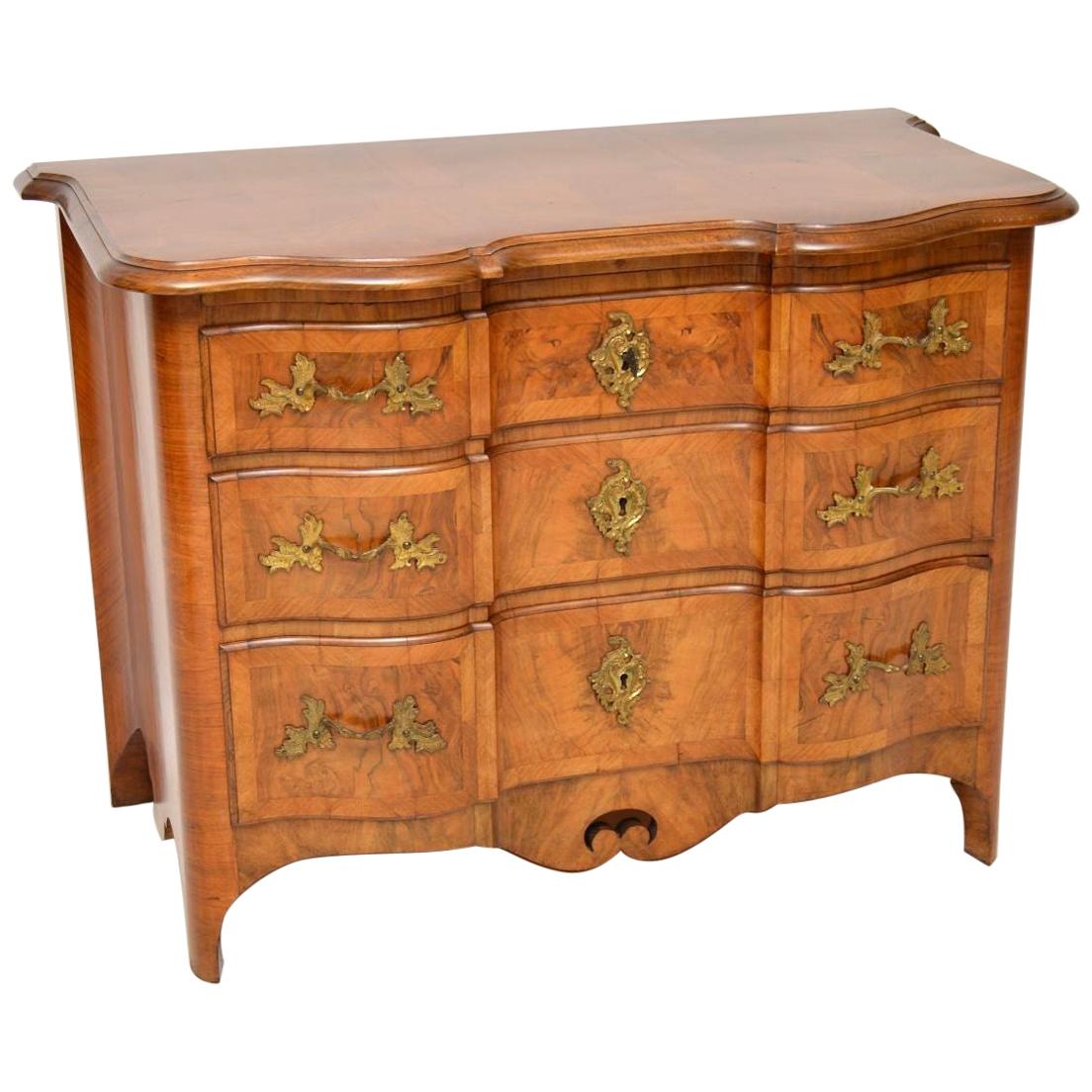 Antique Swedish Walnut Commode / Chest of Drawers