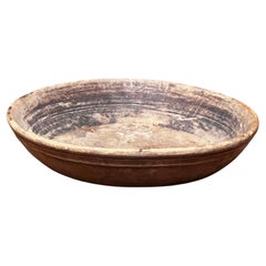 Antica ciotola svedese in legno 1800's Handmade Folk Craft bei dettagli