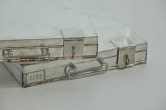 Antique Swiss Bank Safety Deposit Boxes from a Bank Locker