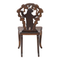 Antique Swiss Black Forest Hand-Carved Bear Chairs