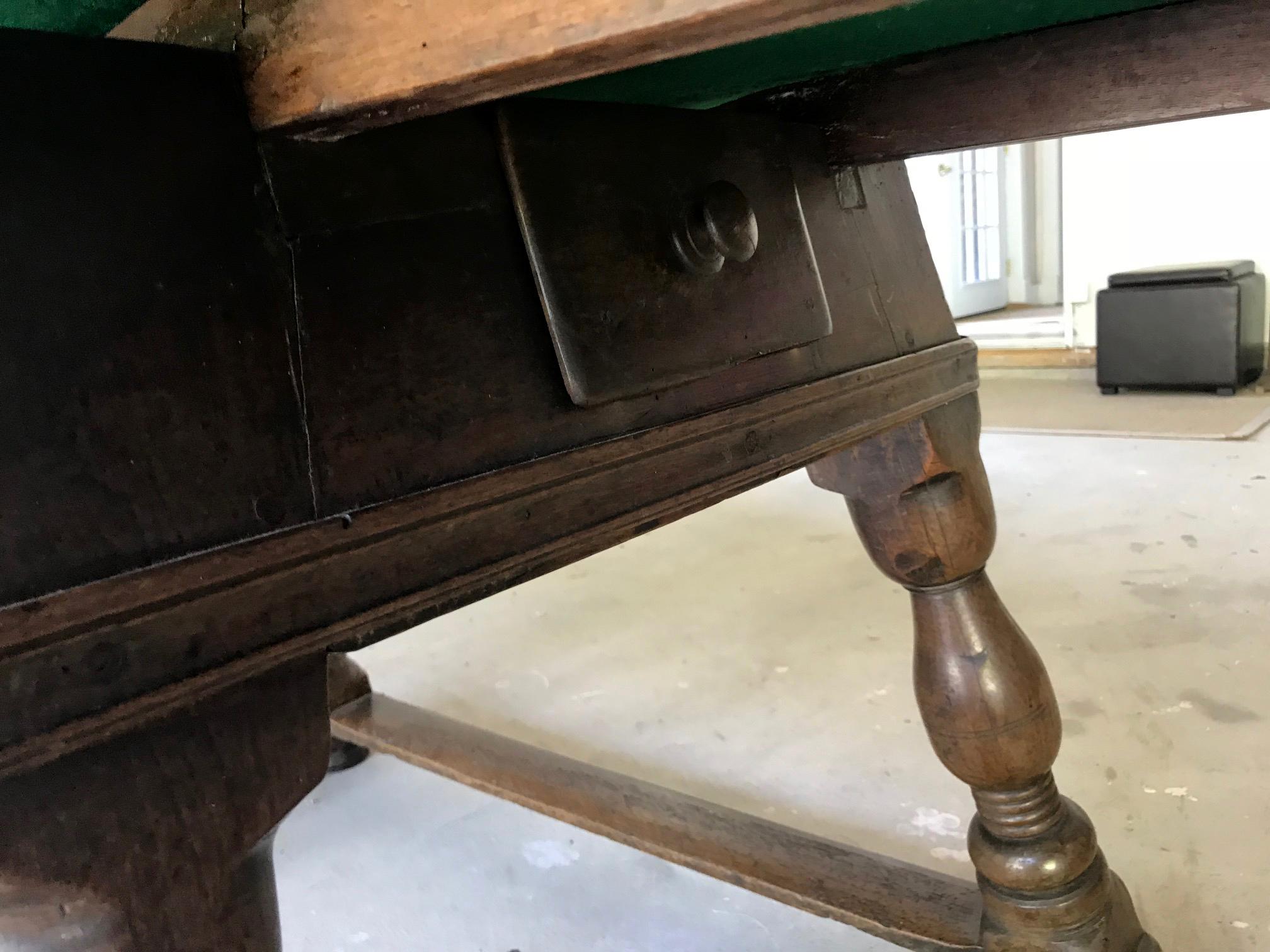 Antique Swiss Draw-Leaf Extension Table For Sale 5