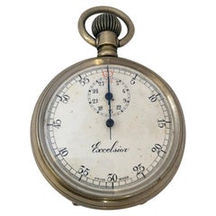 Antike Schweizer Flyback-Taschen-Stoppuhr