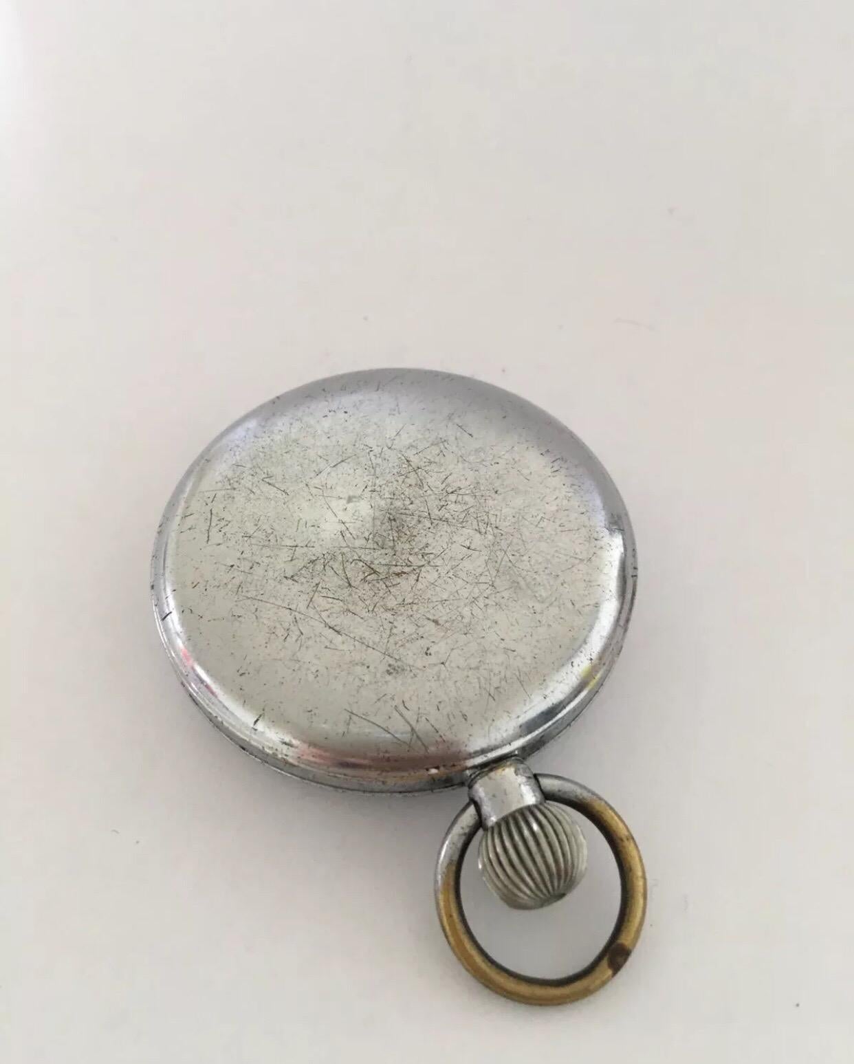 Antique Swiss Made Pocket Watch In Fair Condition For Sale In Carlisle, GB