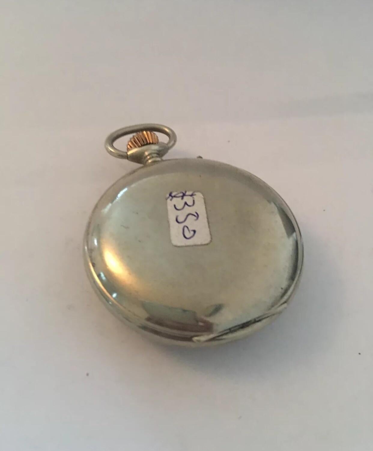 
Antique Swiss Made Pocket Watch Signed Roskopf. 

This watch is working and ticking well.please study the photos carefully as form part of the description.