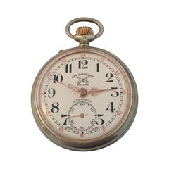 Antique Swiss Made Pocket Watch Signed Roskopf