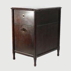 Antique Swiss Made Stella Upright Disc Music Box, Circa 1890