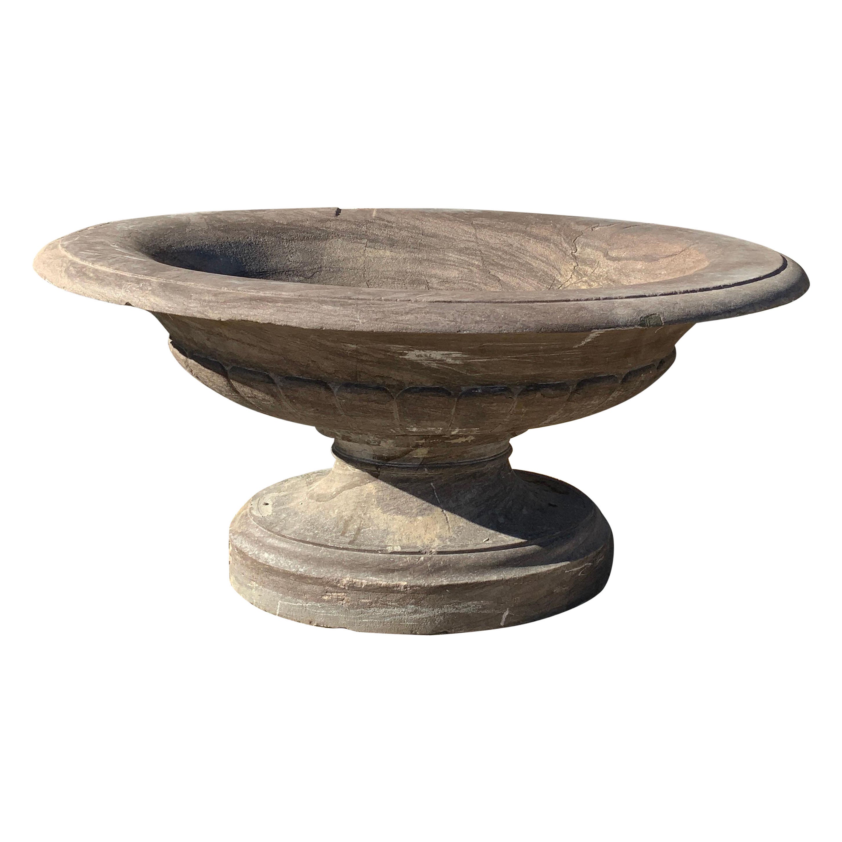 Antique Swiss Marble Central Fountain