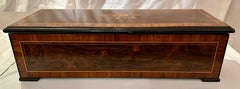 Antique Swiss Rosewood Music Box with 12 Airs, Circa 1900's.
