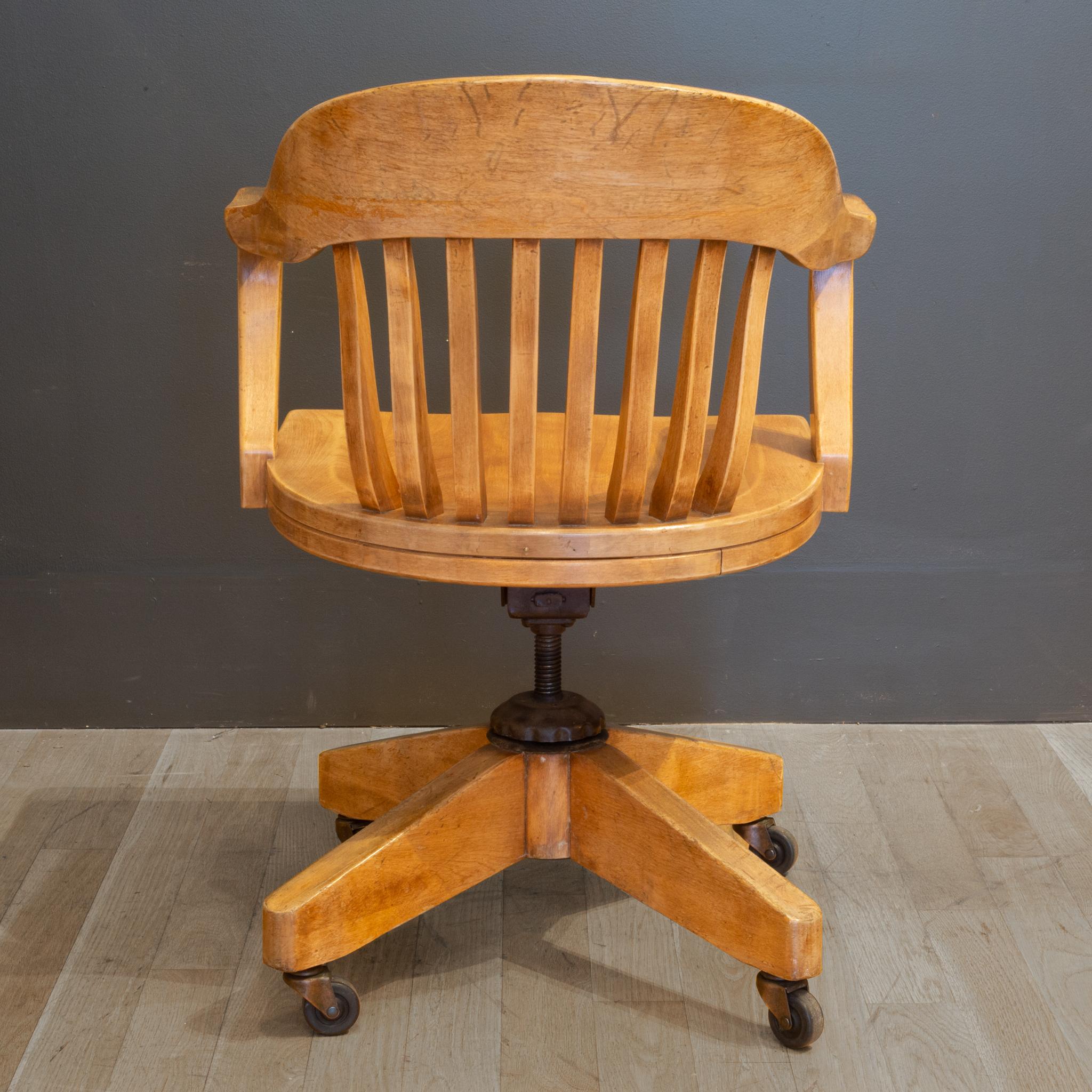 old fashioned desk chair