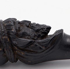 Antique sword stick with carved head