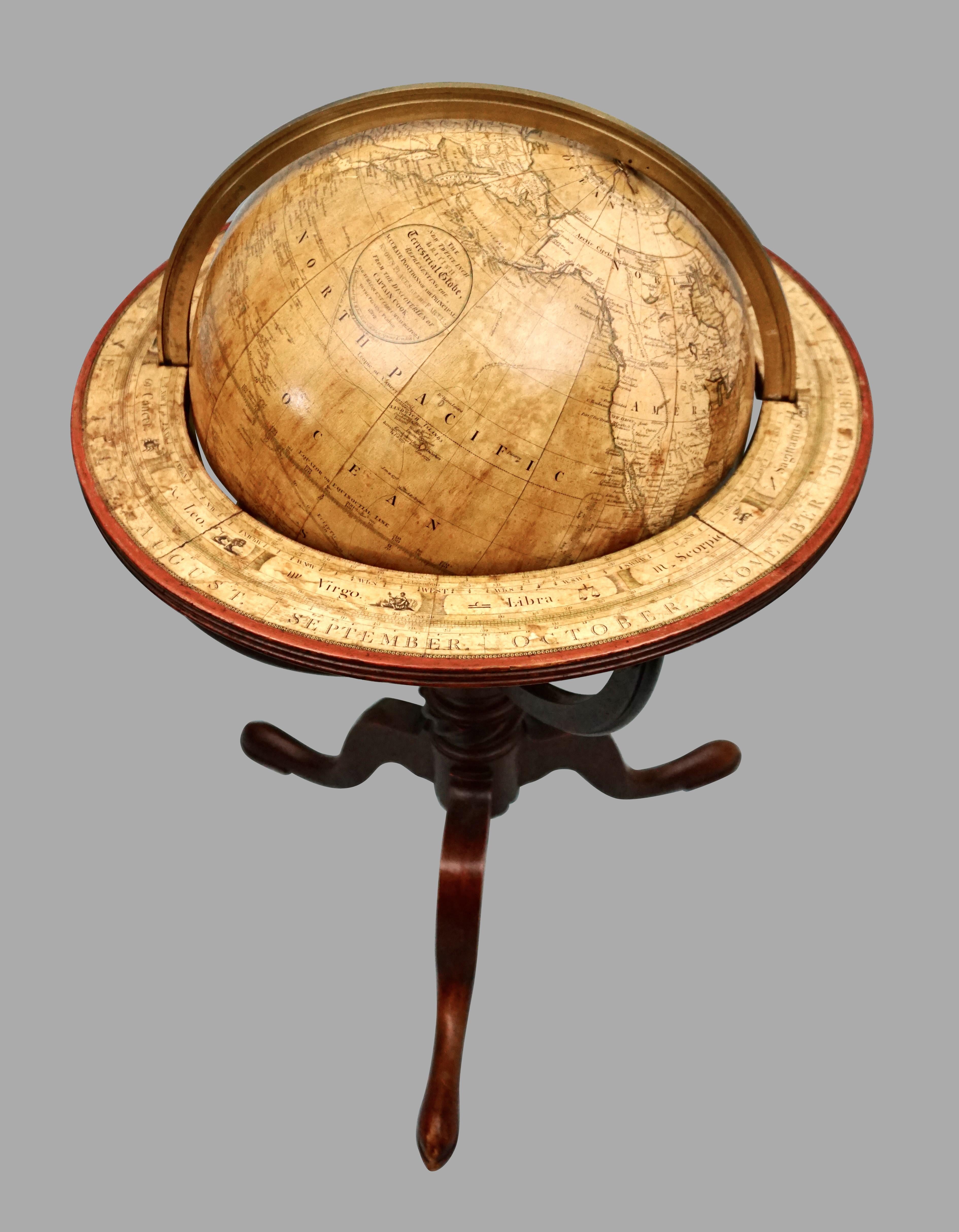 vintage floor globe